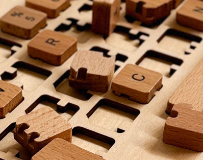 Wooden Keyboard Puzzle - Image 5